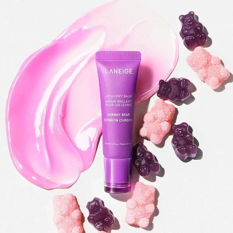 Bálsamo labial tipo dona con brillo (Lip Gloss)